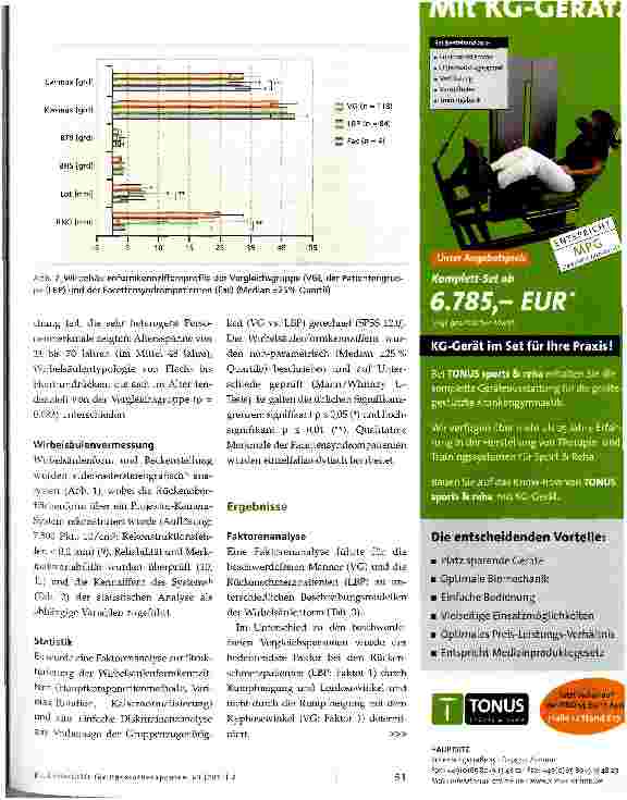 Vorschauseite 3: Wirbelsäulenform und RückenbeschwerdenQuantitative Parameter bei unspezifischen Rückenbeschwerden