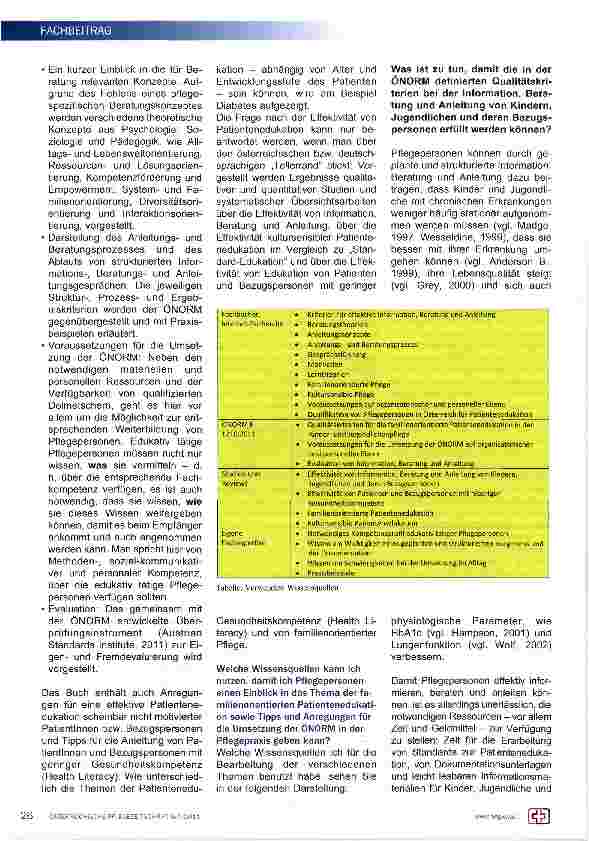Vorschauseite 3: „Patientenedukation kompakt - Ein Fachbuch für die Implementierung der ÖNORM K 1210