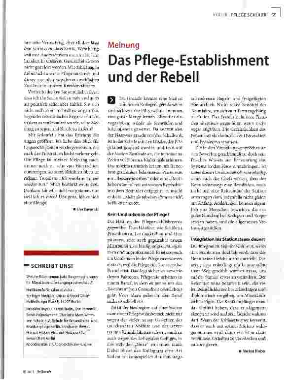 Vorschauseite 2: Missstände ansprechen