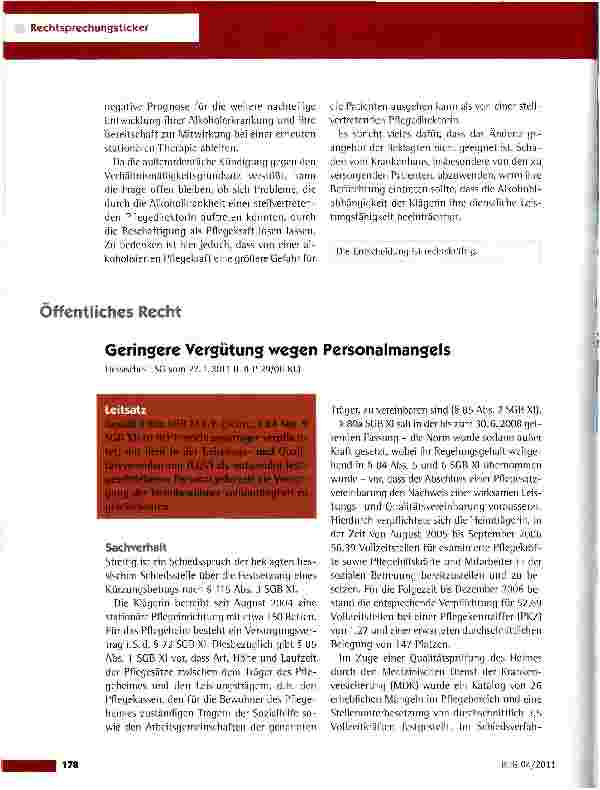 Vorschauseite 3: Äußerordentliche Kündigung wegen Älkoholsucht