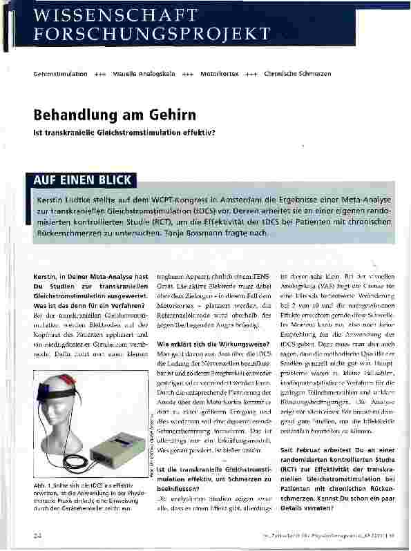 Vorschauseite 1: Behandlung am Gehirn