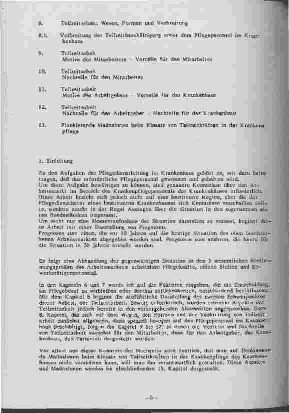 Vorschauseite 2: Arbeitsmarkt für Krankenpflegekräfte und Teilzeitarbeit