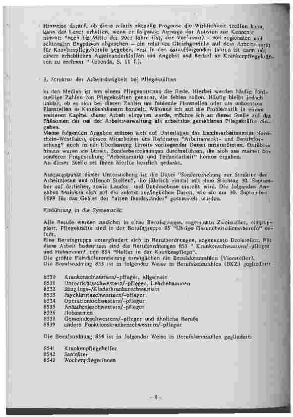 Vorschauseite 4: Arbeitsmarkt für Krankenpflegekräfte und Teilzeitarbeit