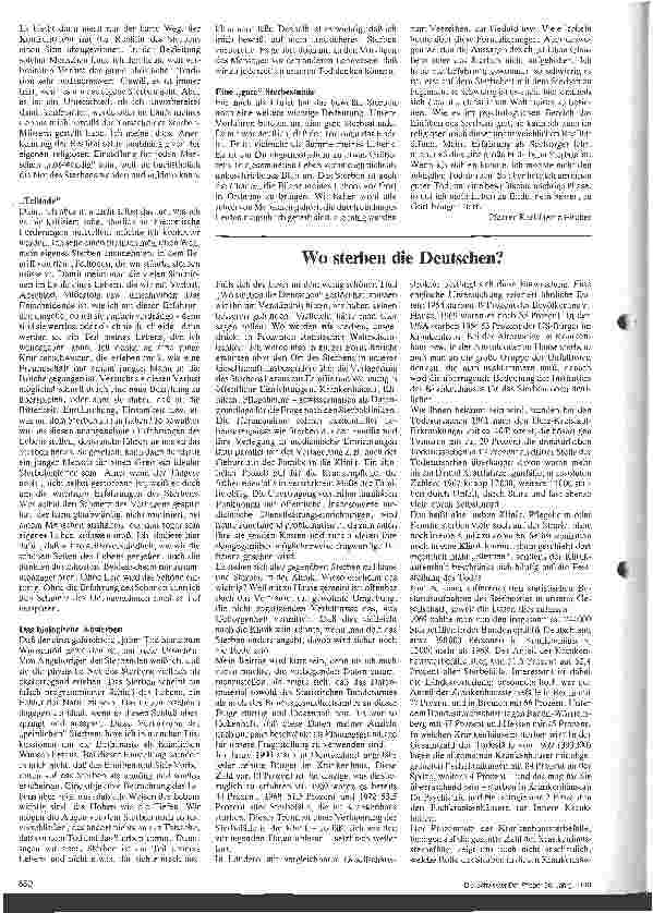Vorschauseite 2: Tod ohne Sterben?