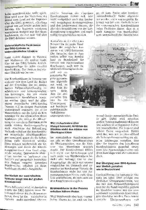 Vorschauseite 2: Das australische DRG-System ist auf Deutschland übertragbar
