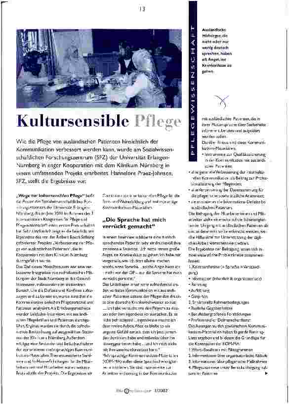 Vorschauseite 1: Kultursensible Pflege