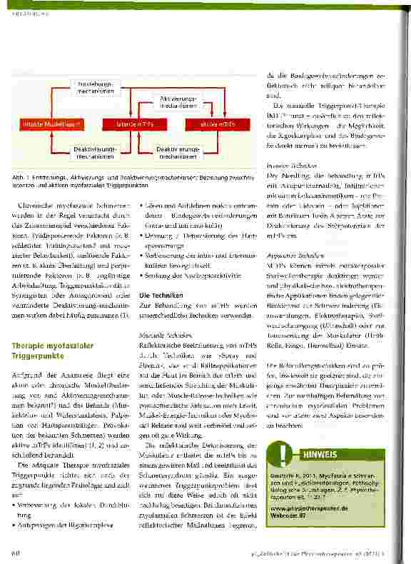Vorschauseite 2: Triggerpunkt-TherapieBehandlung myofaszialer Schmerzen und Funktionsstörungen