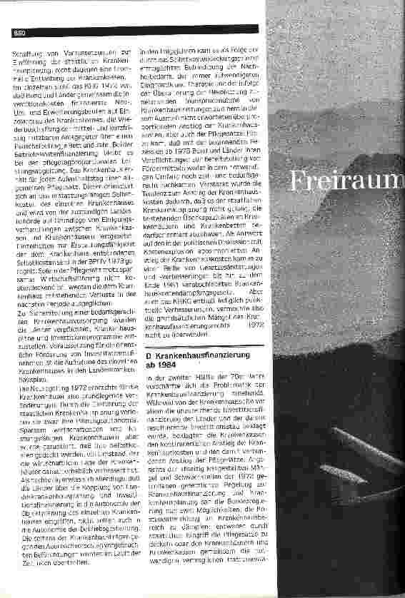 Vorschauseite 3: Geschichtliche Entwicklung der Krankenhausfinanzierung
