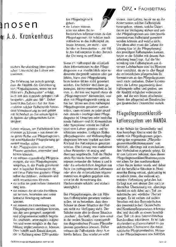 Vorschauseite 2: Zur Didaktik von Pflegediagnosen