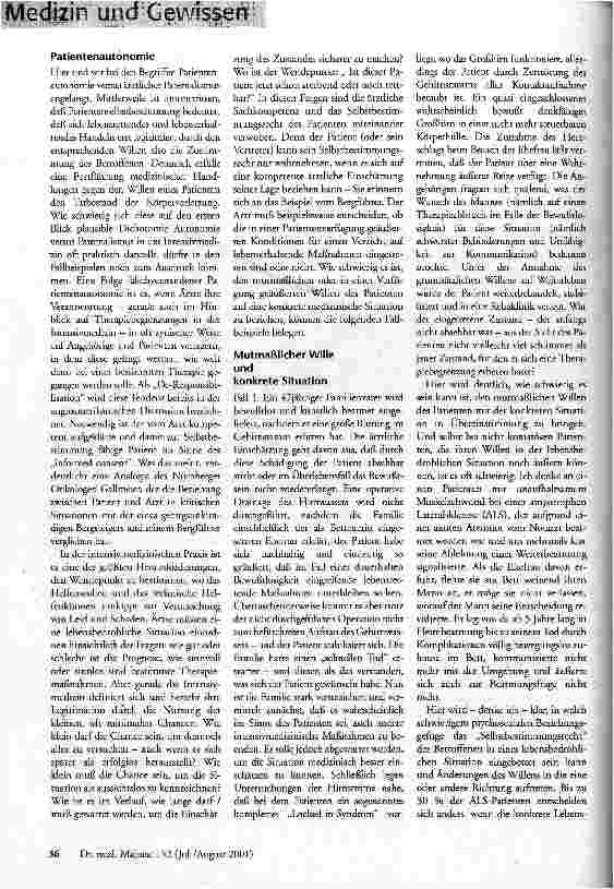 Vorschauseite 3: Würde braucht Zuwendung Therapiebegrenzungen in der Intensivmedizin