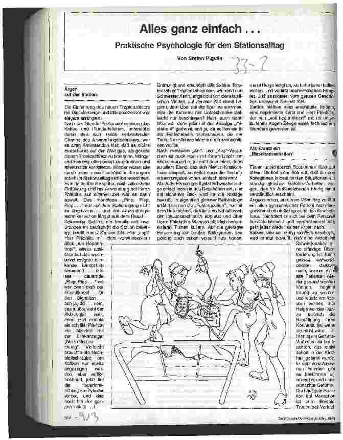Vorschauseite 1: Alles ganz einfach ... Praktische Psychologie für den Stationsalltag
