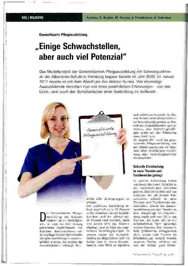 Vorschauseite 1: Einige Schwachstellen, aber auch viel Potenzial
