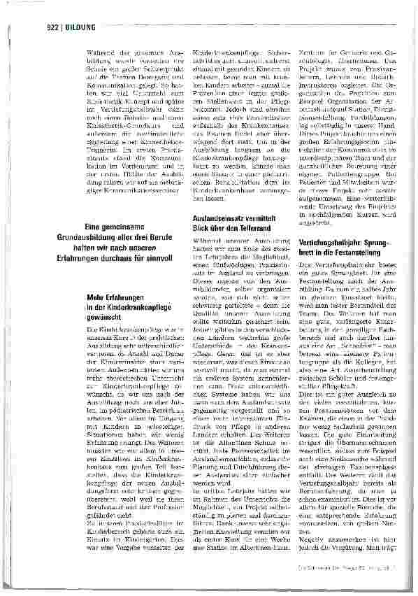 Vorschauseite 3: Einige Schwachstellen, aber auch viel Potenzial