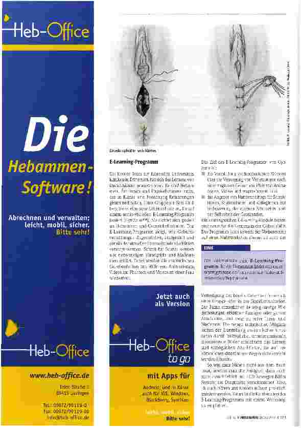 Vorschauseite 3: Ein Kunsthandwerk lernen: Von der Diagnostik zur Dammnaht