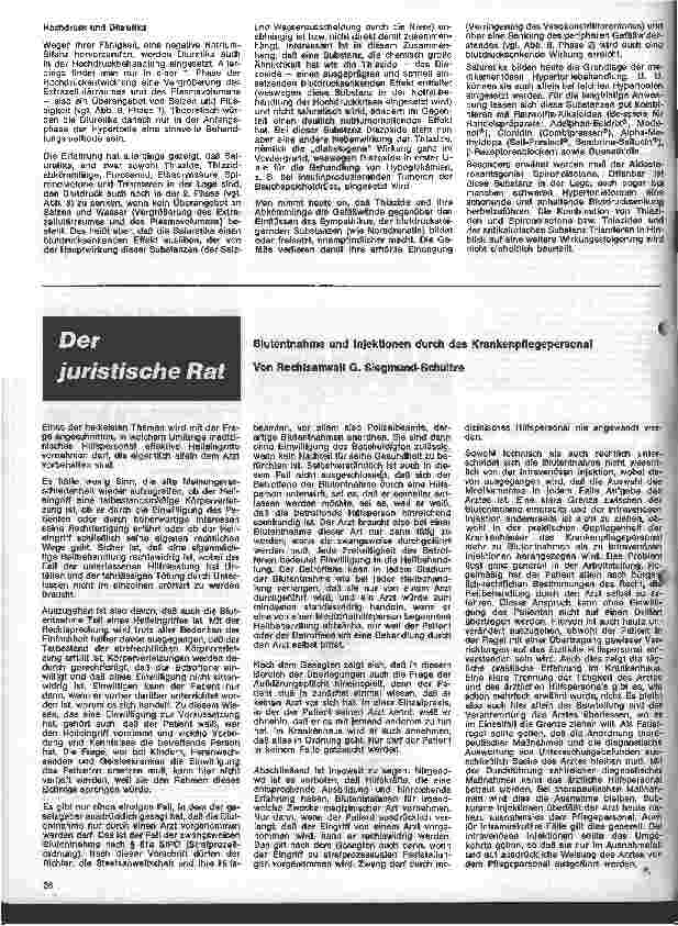 Vorschauseite 5: Praxis der Nephrologie 23. Folge: Ödeme und Diuretika