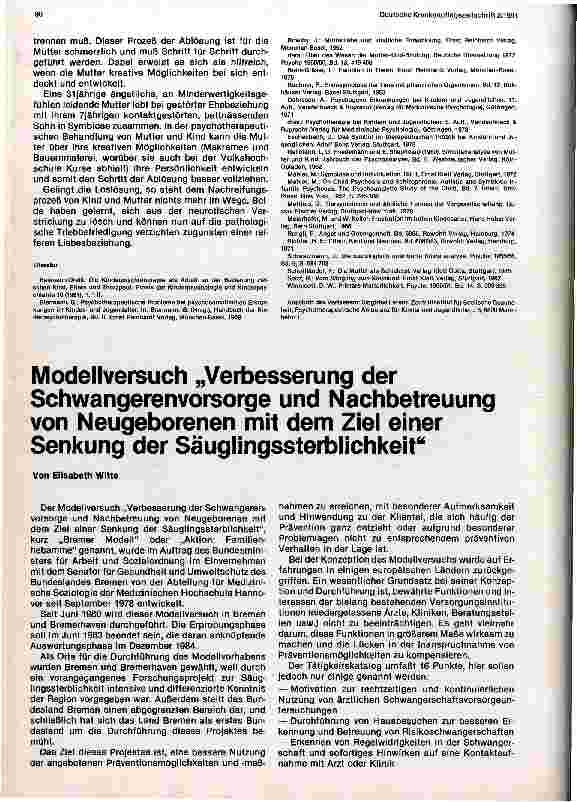 Vorschauseite 4: Die Bedeutung der prolongierten Mutter-Kind-Symbiose für die Entwicklung des Kindes