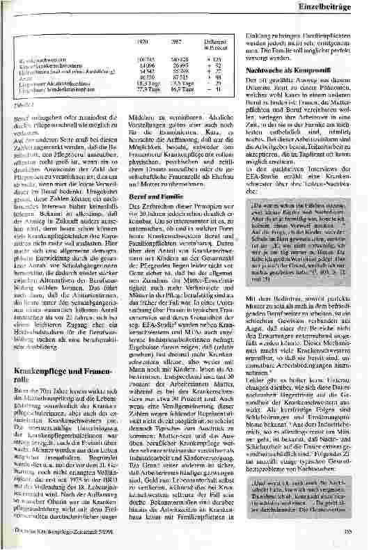 Vorschauseite 2: Wer sind die Pflegenden? - Veränderung in den letzten 20 Jahren
