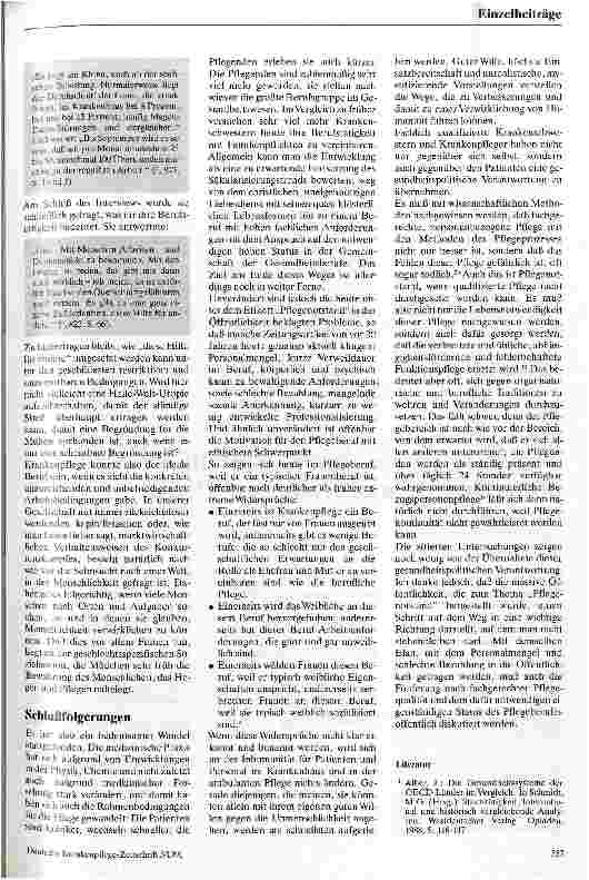 Vorschauseite 4: Wer sind die Pflegenden? - Veränderung in den letzten 20 Jahren