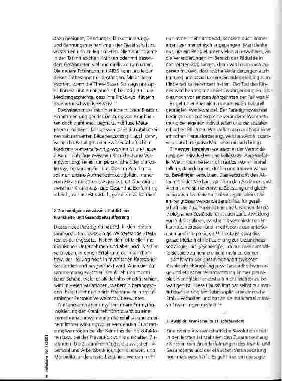 Vorschauseite 3: Der kranke Mensch im 21. Jahrhundert
