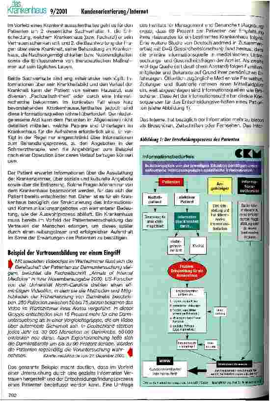 Vorschauseite 2: Kundenorientierung durch ein innovatives und vertrauensbildendes Internetangebot