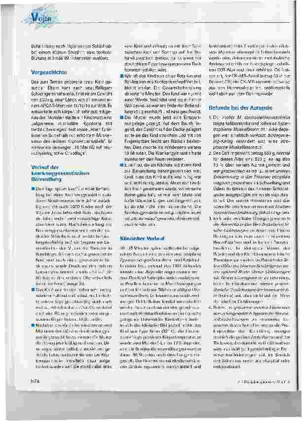 Vorschauseite 2: Todesfall während der Physiotherapie nach Vojta
