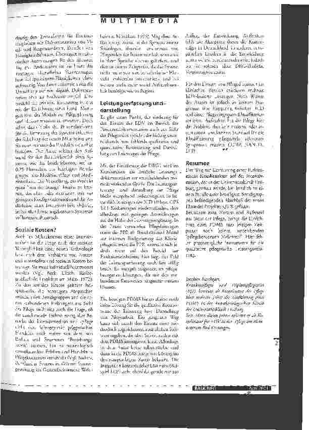 Vorschauseite 2: Praktische Auswirkungen und Nutzen für die Pflege?