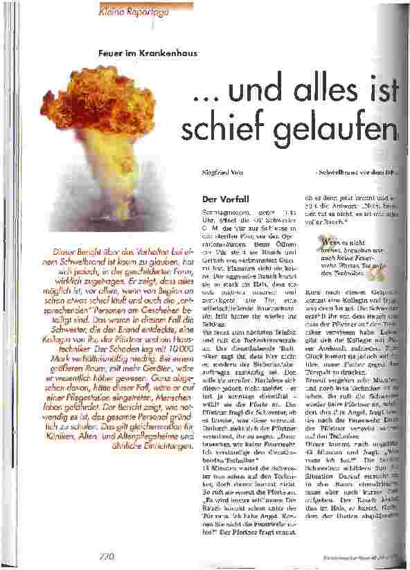 Vorschauseite 1: ...und alles ist schief gelaufen