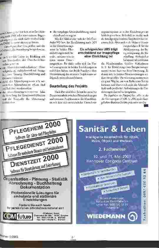 Vorschauseite 6: Der lange Weg vom Reden zum Tun Entwicklung und Implementation von Umweltmanagementsystemen (UMS) in Altenpflegeeinrichtungen