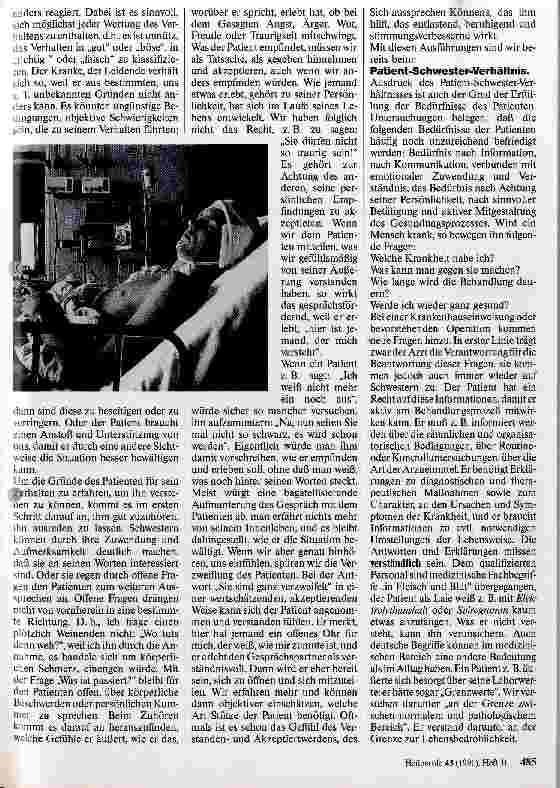 Vorschauseite 4: Psychologische Probleme des Krankseins - Hinweise für Krankenschwestern