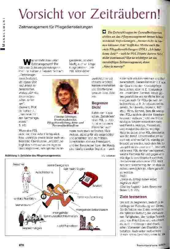 Vorschauseite 1: Vorsicht vor Zeiträubern!