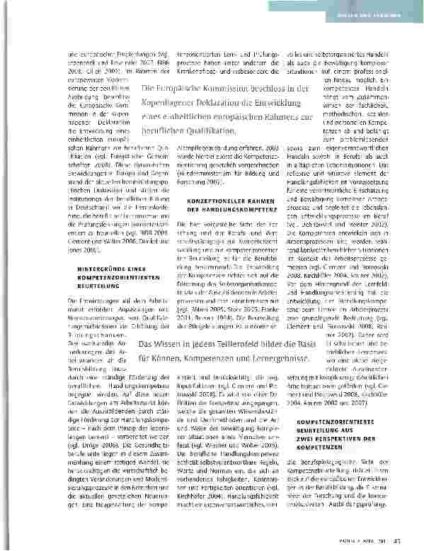 Vorschauseite 2: EUROPAISCHES KOMPETENZRASTER
