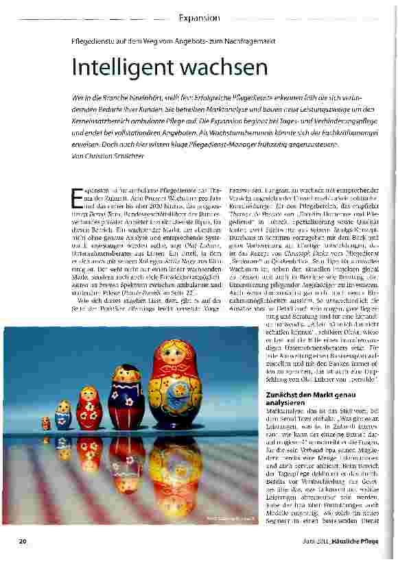 Vorschauseite 1: Intelligent wachsen