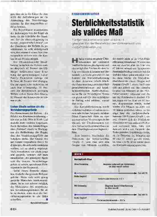 Vorschauseite 1: Sterblichkeitsstatistik als valides Maß