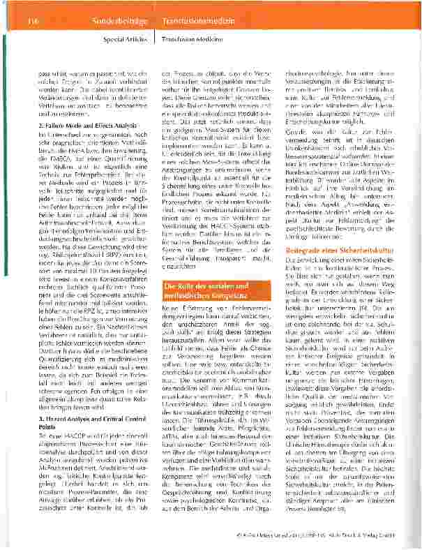 Vorschauseite 5: Maßnahmen zur Fehlervermeidung in der klinischen Hämotherapie