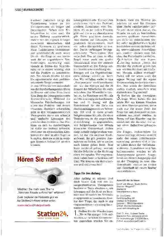 Vorschauseite 3: Veraltete Rituale auflösen