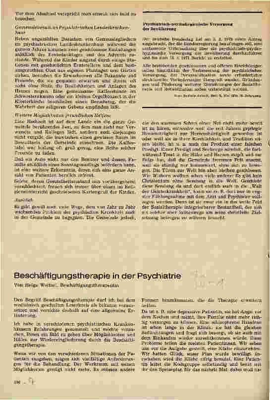 Vorschauseite 3: Praktizierte Sozialtherapie