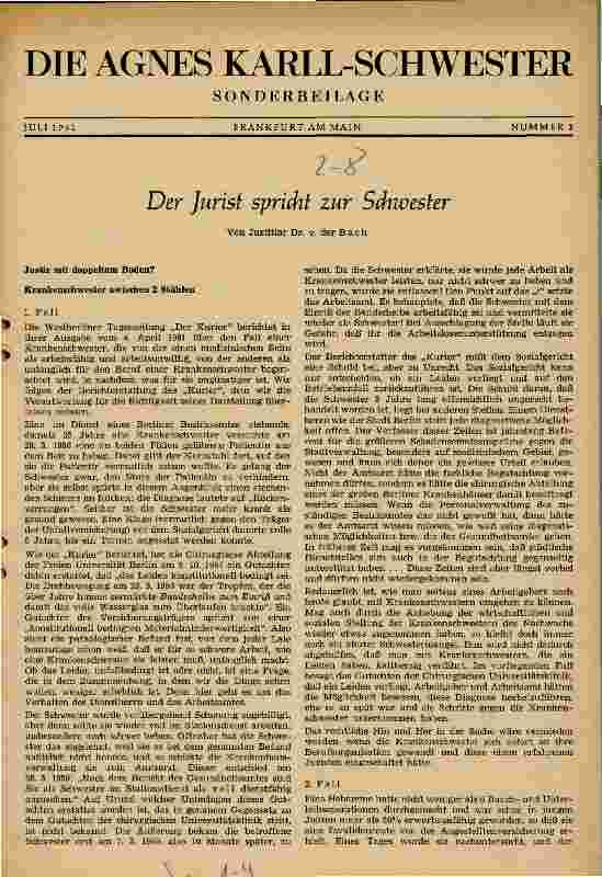 Vorschauseite 1: Der Jurist spricht zur Schwester