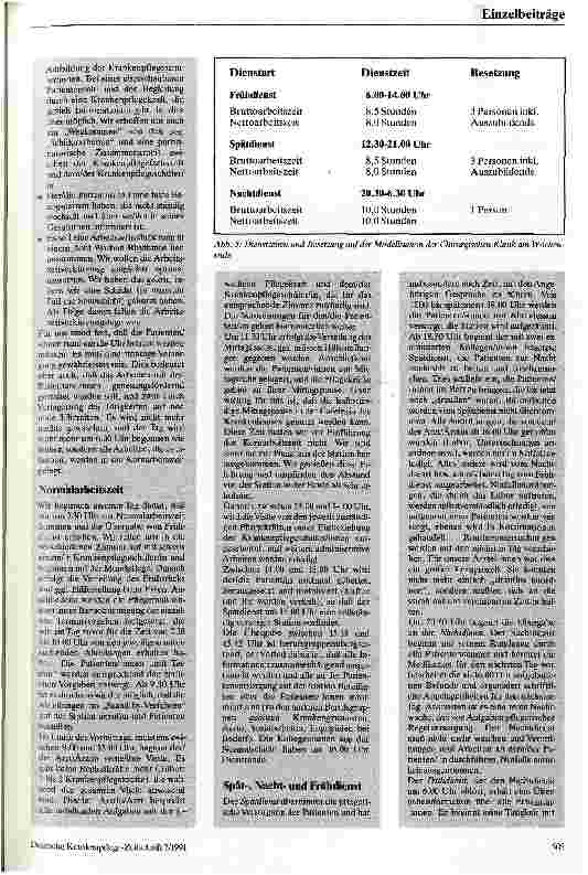 Vorschauseite 4: Total normal - Ein Erfahrungsbericht aus dem Zentralkrankenhaus Bremen-Ost mit dem Bremer Modell zur Arbeitszeit-Normalisierung