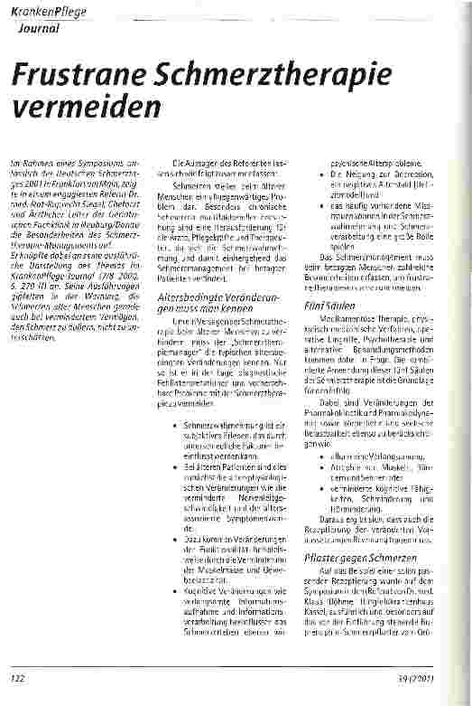 Vorschauseite 1: Frustane Schmerztherapie vermeiden