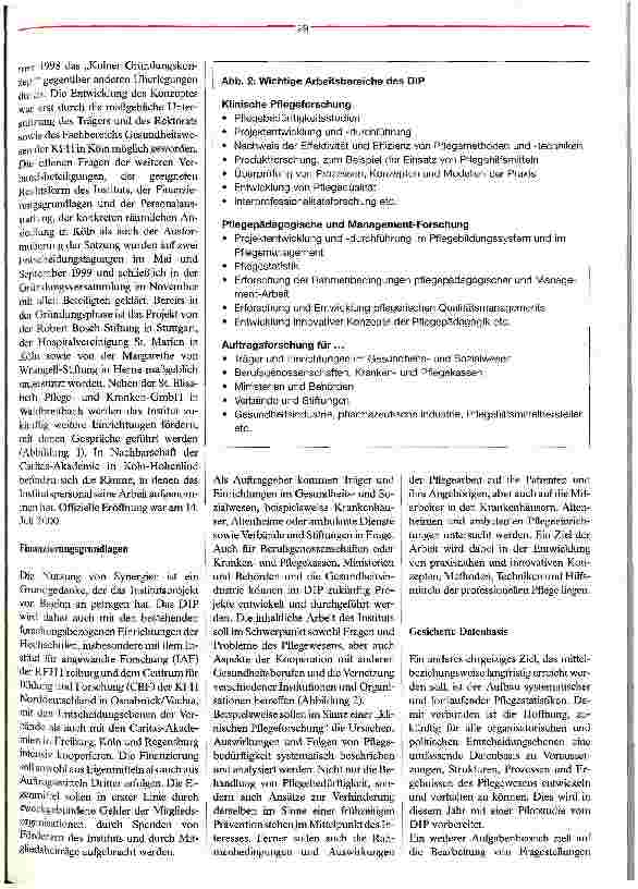 Vorschauseite 2: Forschen für die Pflege