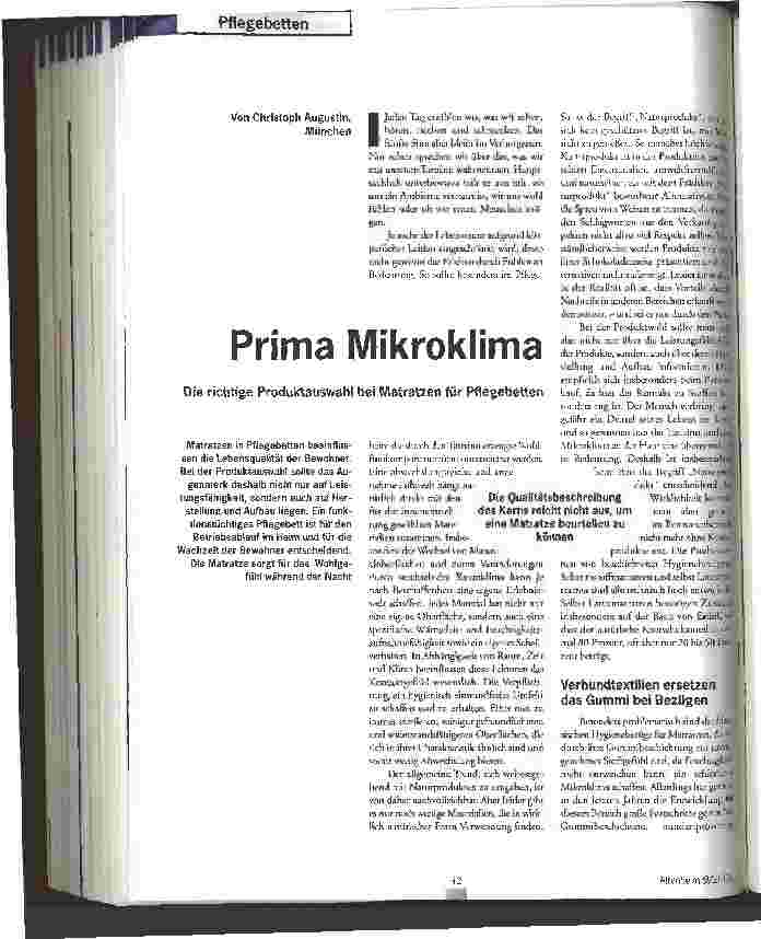 Vorschauseite 1: Prima Mikroklima