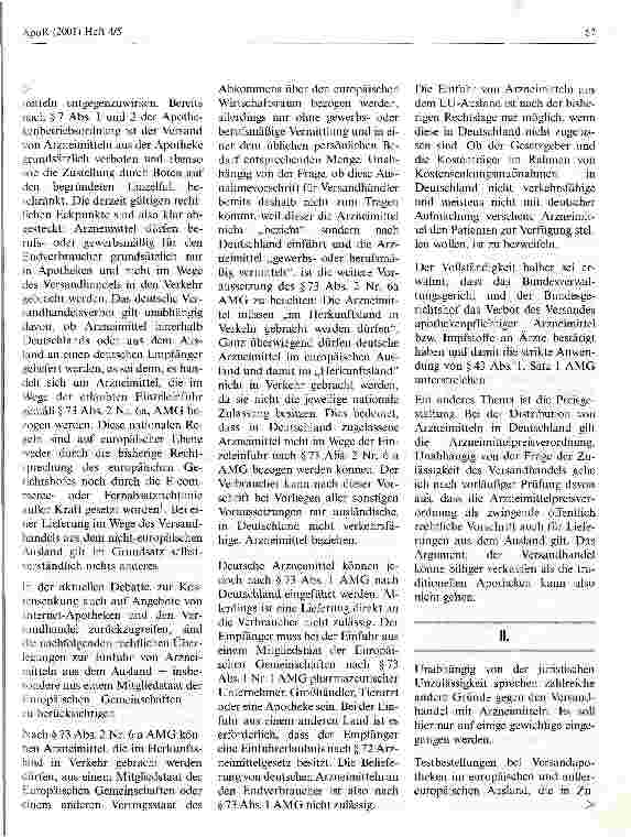 Vorschauseite 2: Großhandel kontra Versandhandel