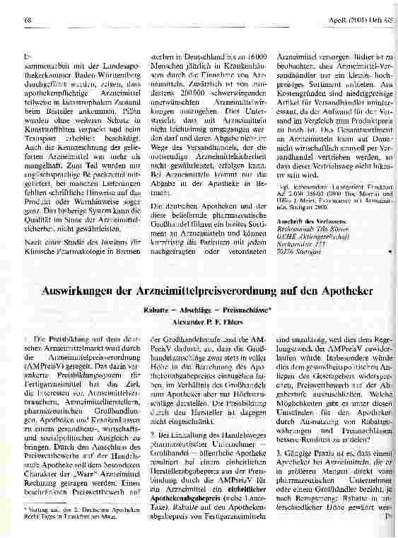 Vorschauseite 3: Großhandel kontra Versandhandel