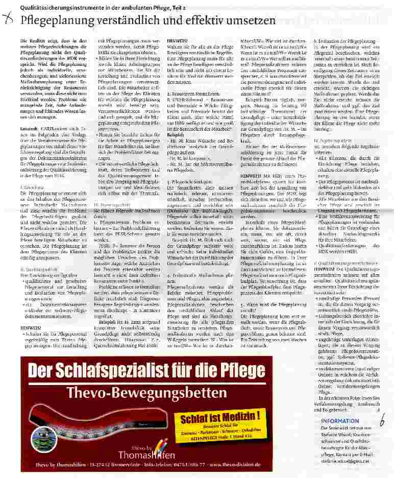 Vorschauseite 1: Pflegeplanung verständlich und effektiv umsetzen