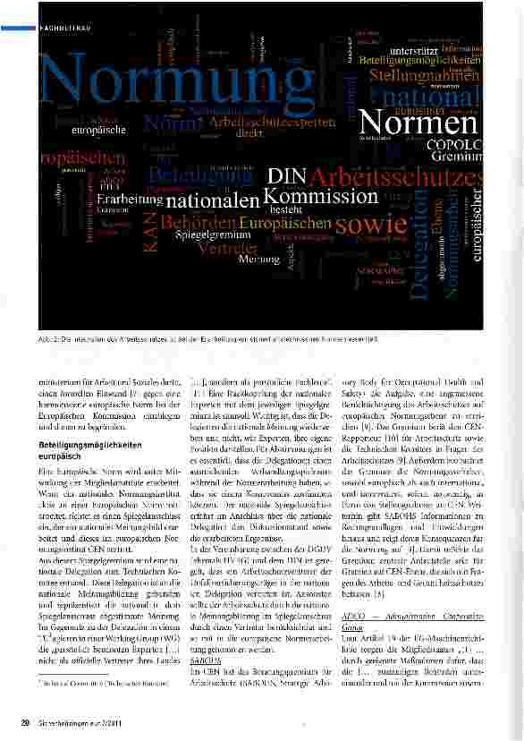 Vorschauseite 3: Normung als Instrument der Prävention