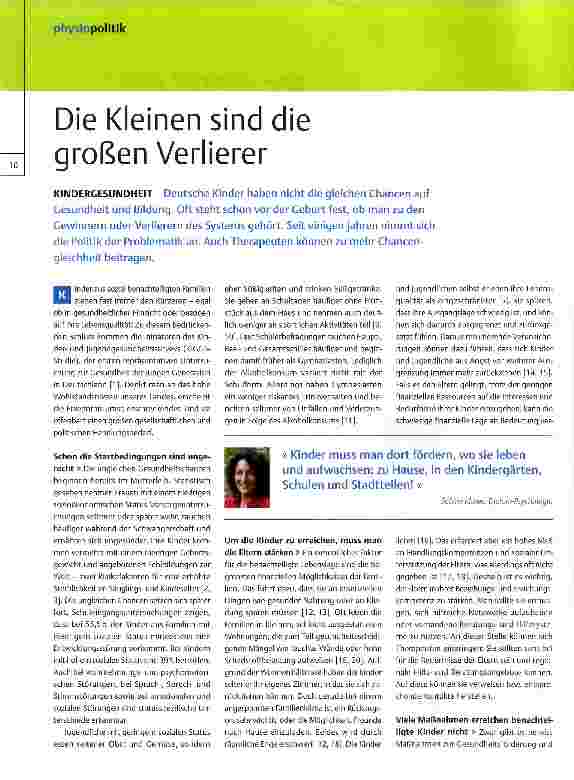 Vorschauseite 1: Die Kleinen sind die großen Verlierer