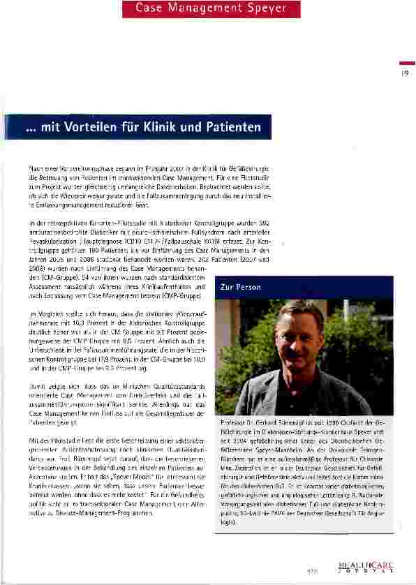 Vorschauseite 2: Transsektorales Case Management ist auch ein Marketinginstrument
