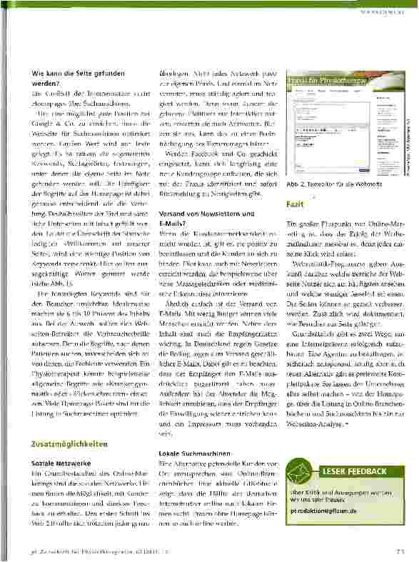 Vorschauseite 2: Online-Marketing für kleinere Betriebe