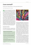 Vorschauseite 1: Ganz normal?! Psychische Gesundheit und queere Menschen