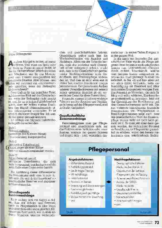 Vorschauseite 2: Image pflegen - nicht killen! Einige selbstkritische Gedanken aus dem Pflegedienst